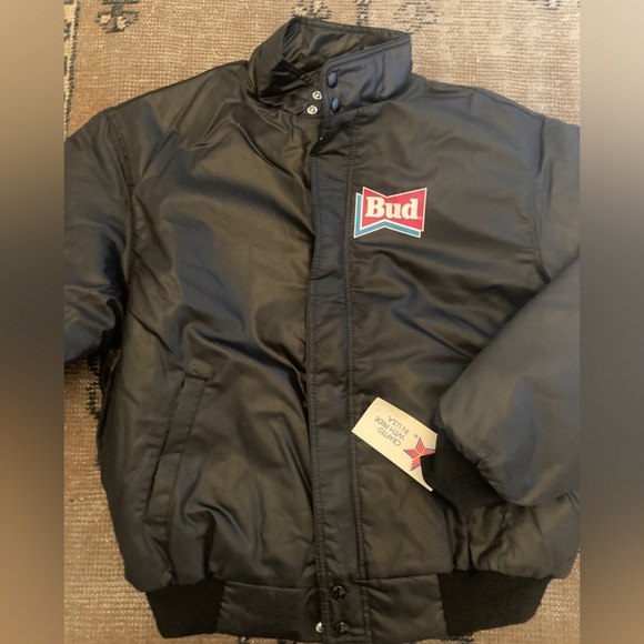 NWT Vtg 80’s 1989 Rolling Stones Steel Wheels Tour Quilted Bomber jacket! RARE - Picture 2 of 14